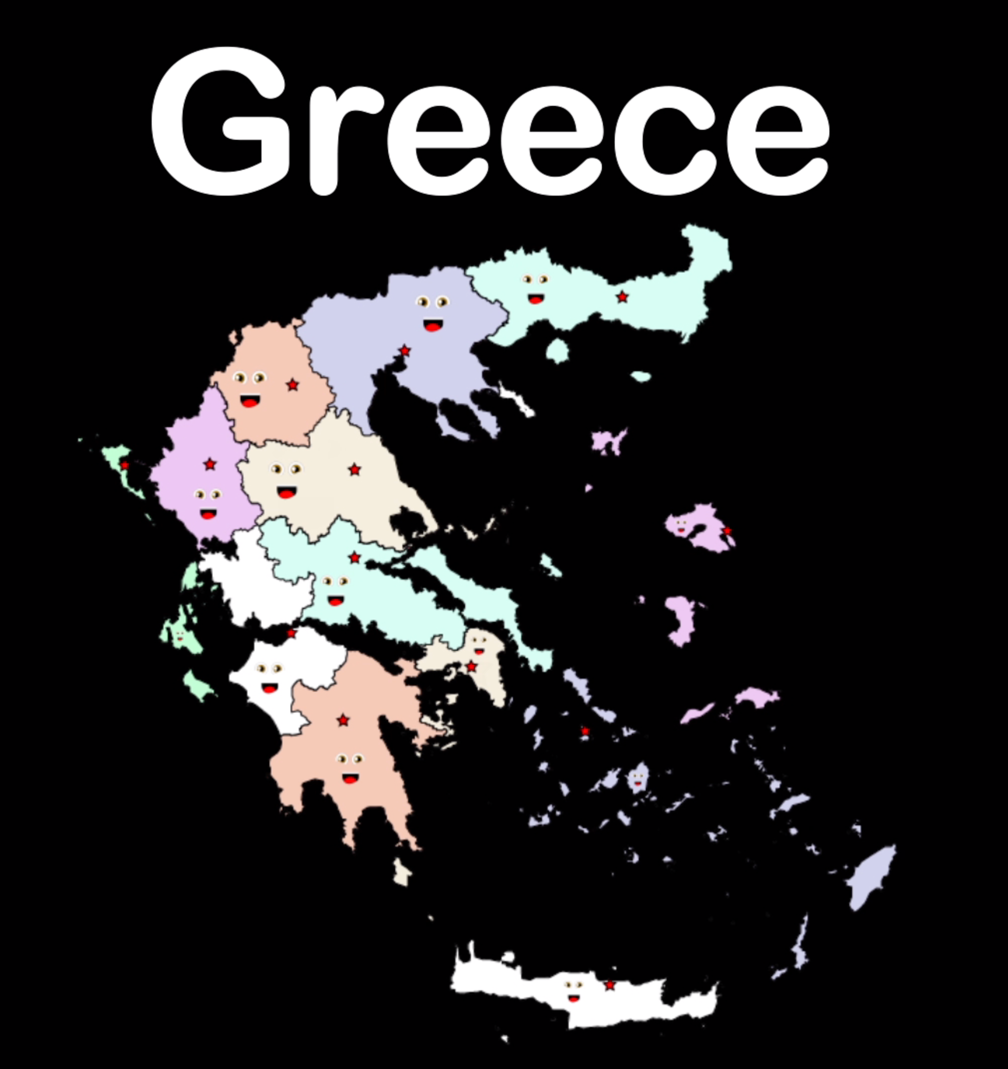 Greece coloring sheet â kids learning tube