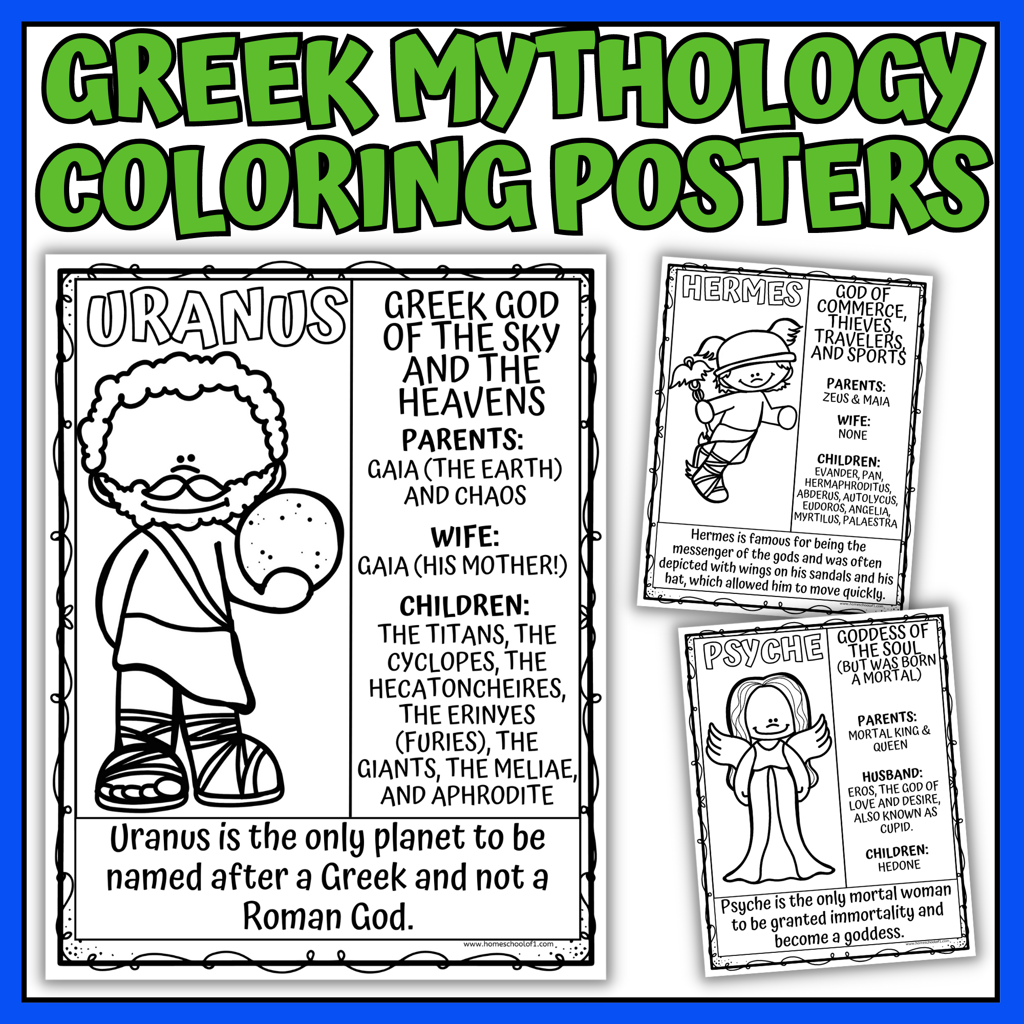 Greek mythology coloring pages
