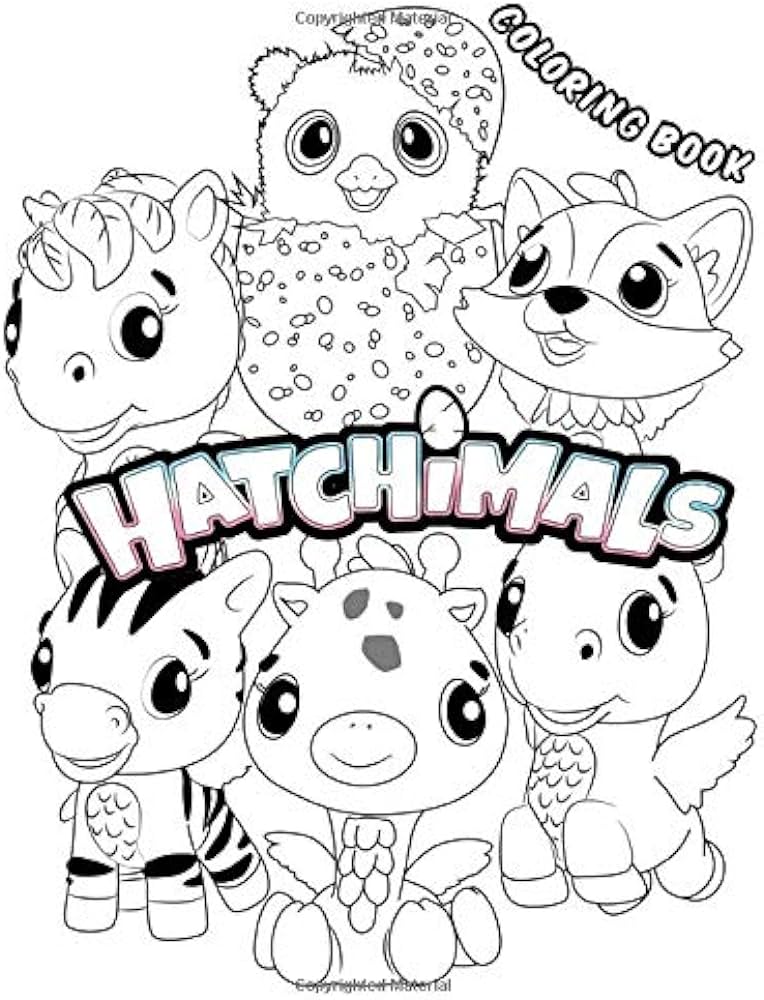 Hatchimals coloring book inspire creativity and relaxation coloring books for kid teen