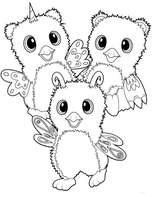 Hatchimals coloring pages