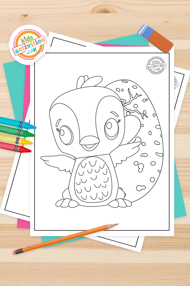 Most adorable free printable hatchimals coloring pages kids activities blog