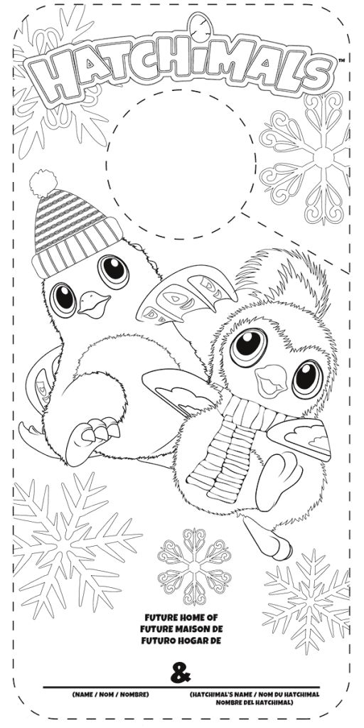 Hatchimals coloring pages