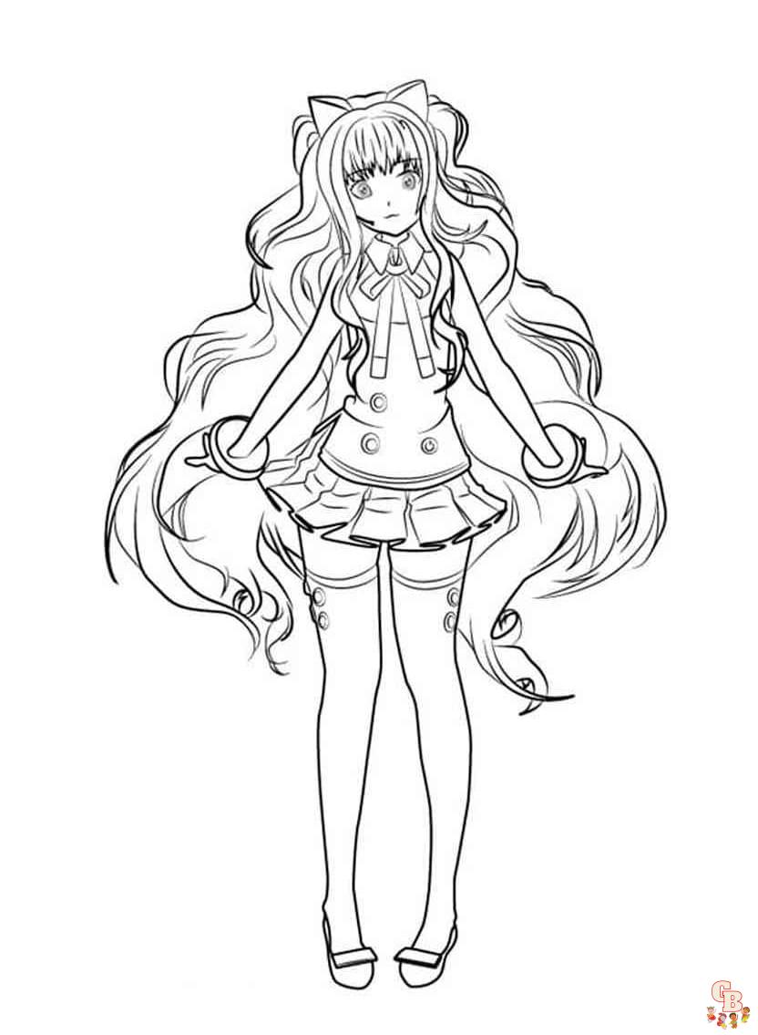 Printable miku coloring pages free for kids and adults