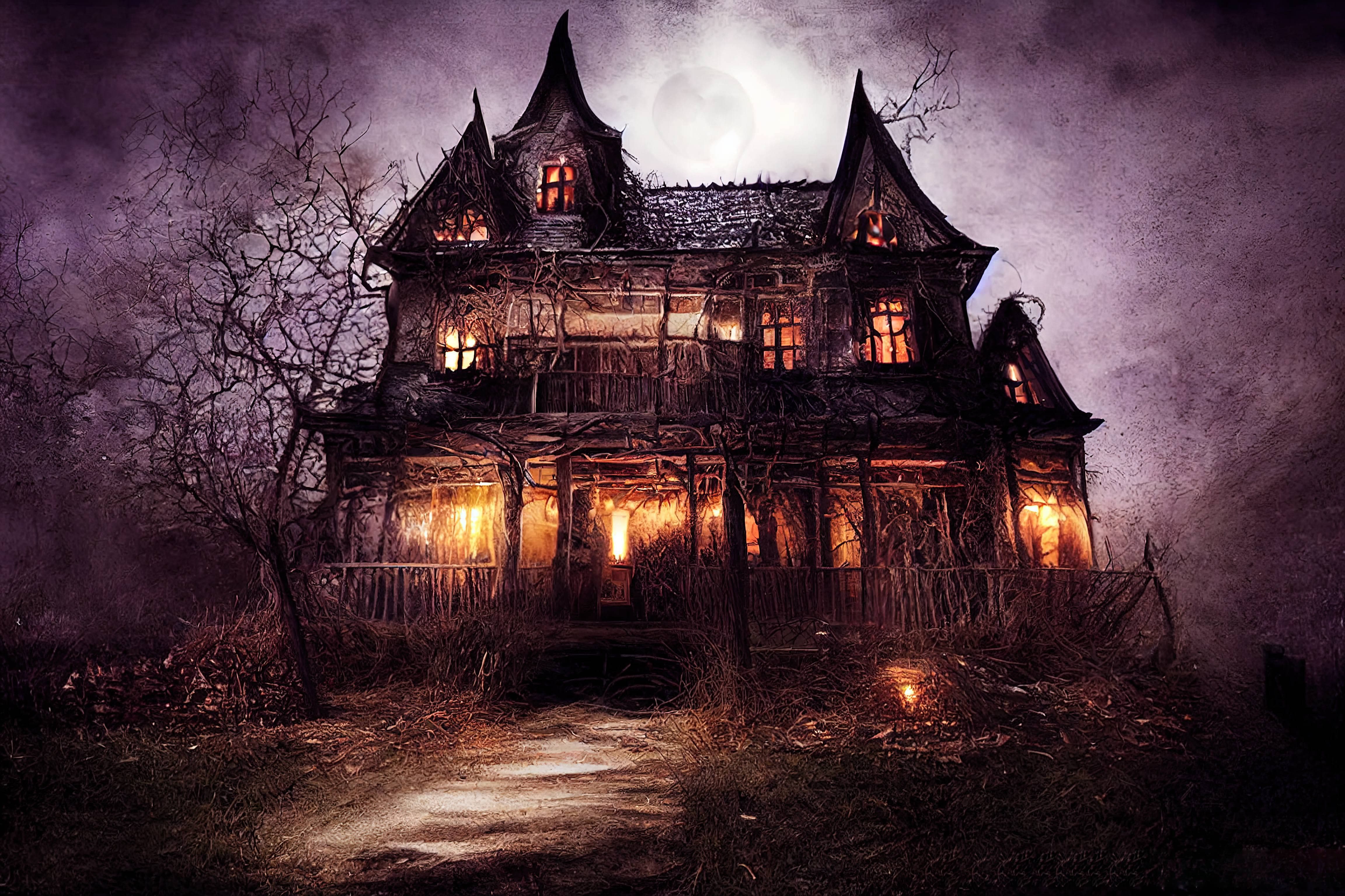 Download haunted house wallpaper Bhmpics