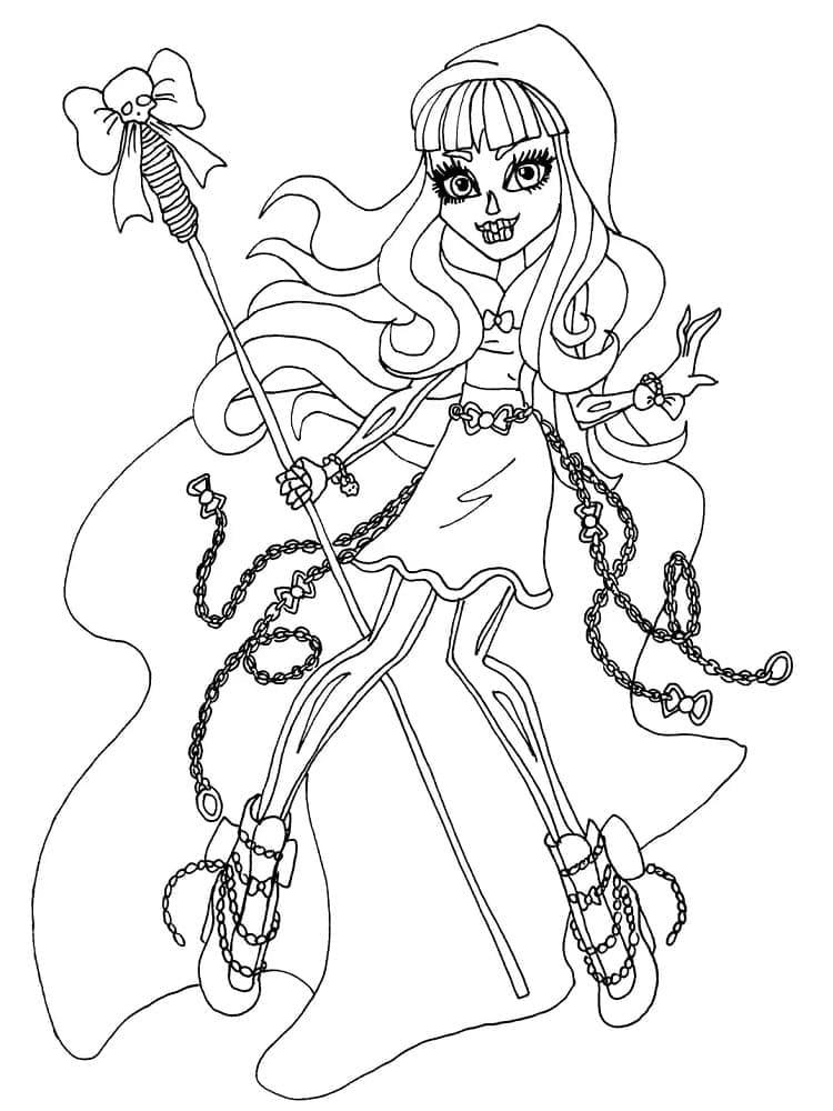 Monster high coloring pages