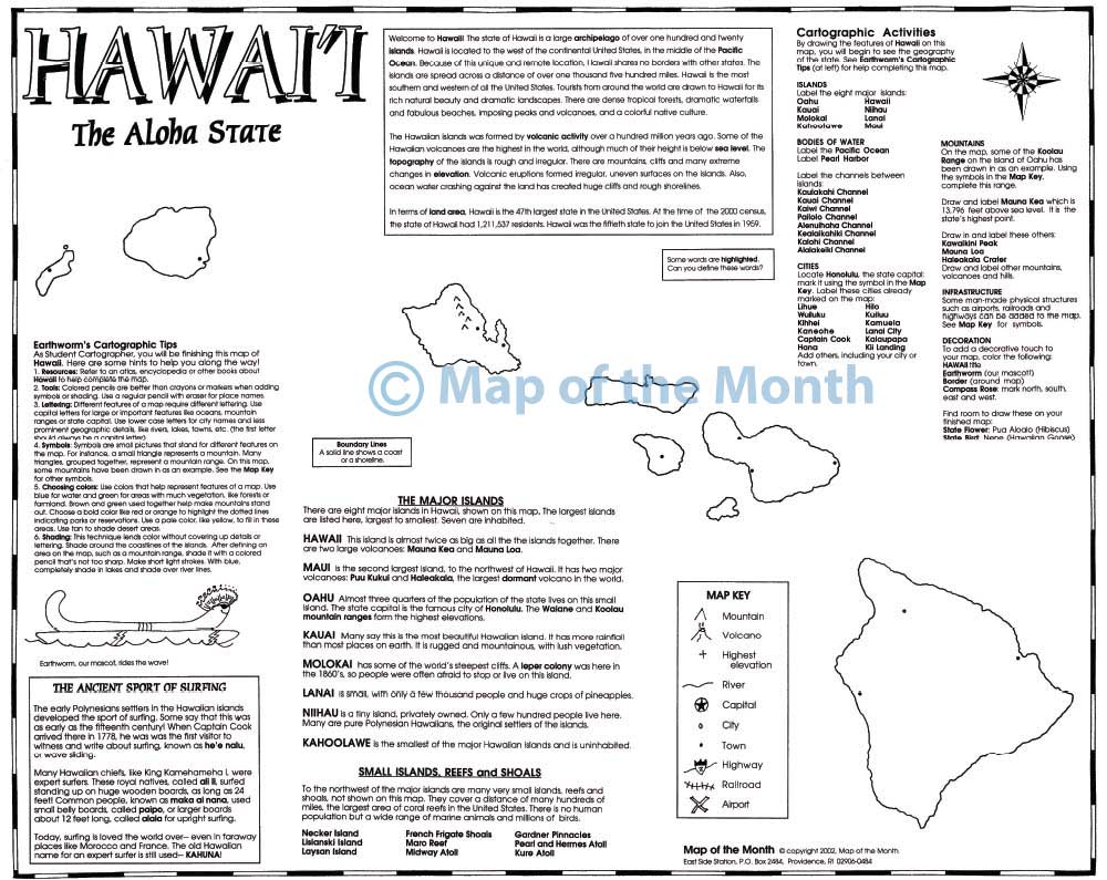 Hawaii map