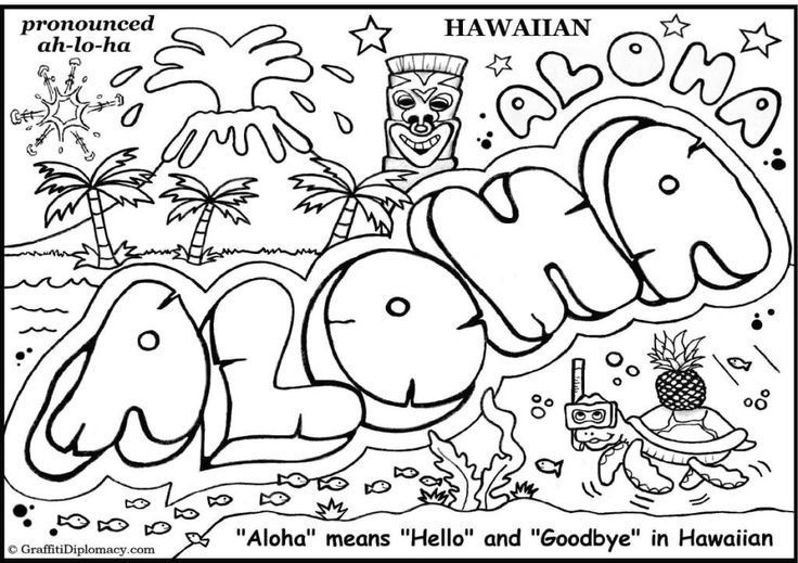 Image result for aloha coloring pages coloring pages for teenagers coloring books coloring pages