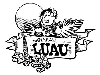 Hawaiian luau coloring picture by stevens social studies tpt