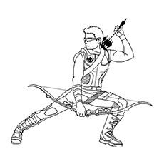 Top hawkeye coloring pages for toddlers