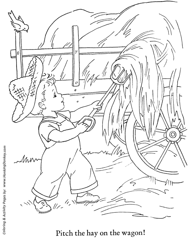 Fall coloring pages