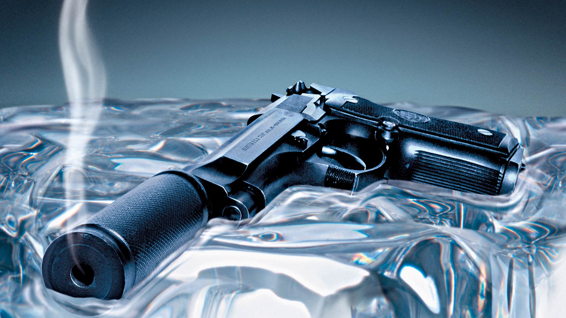 Wallpaper BACKGROUND, GUN, BLACK, YELLOW, FIGURE for mobile and desktop,  section оружие, resolution 2560x1600 - download