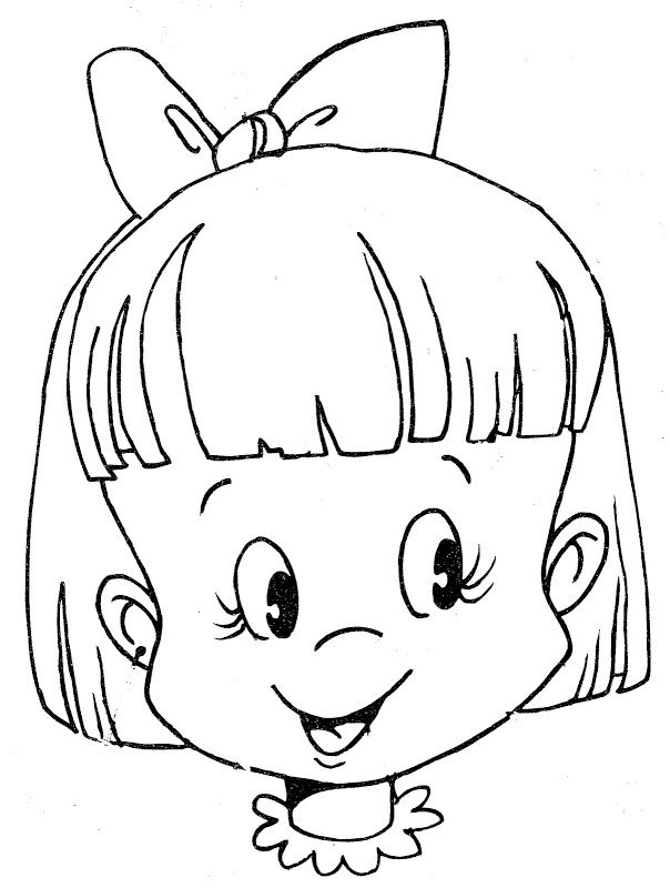 Free coloring pages of kid blank girl face coloring pages coloring book pages free coloring pages