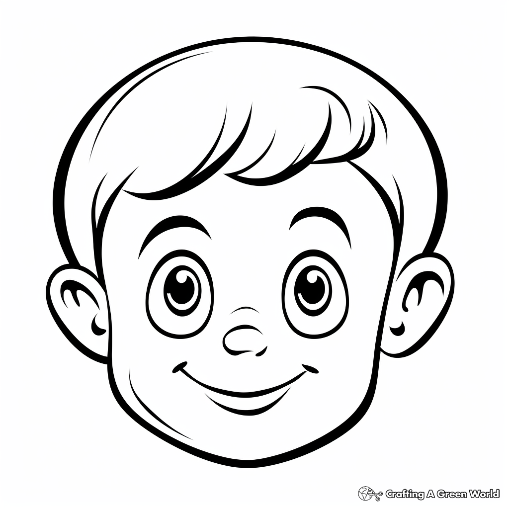 Head coloring pages