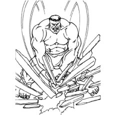 Popular hulk coloring pages for toddler