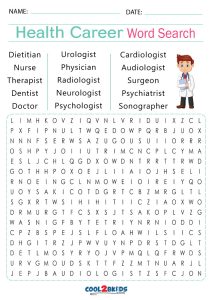 Printable career word search