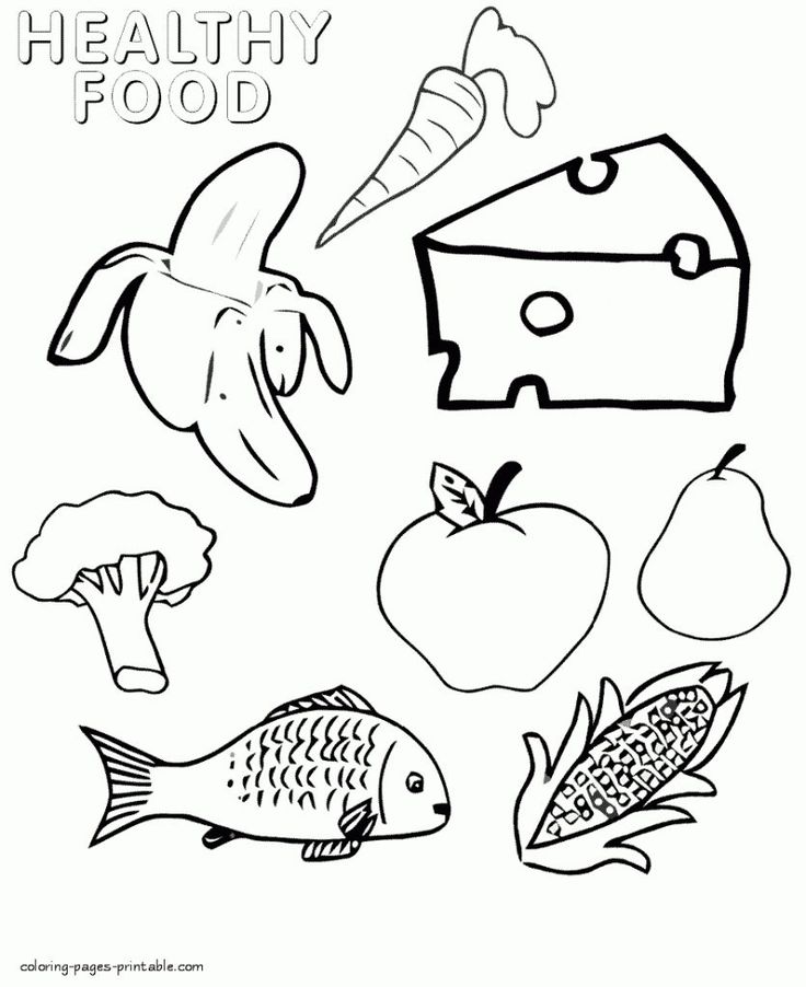 Printable coloring pages food coloring food coloring pages coloring pages