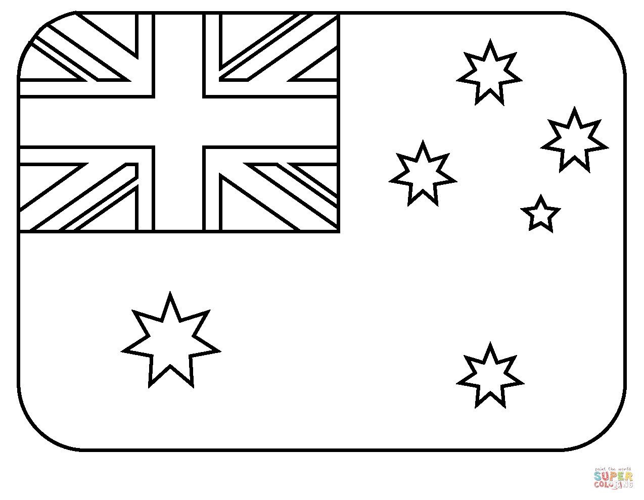 Flag of heard mcdonald islands emoji coloring page free printable coloring pages