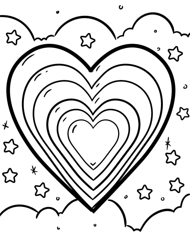 Fun heart coloring activities the kids will love