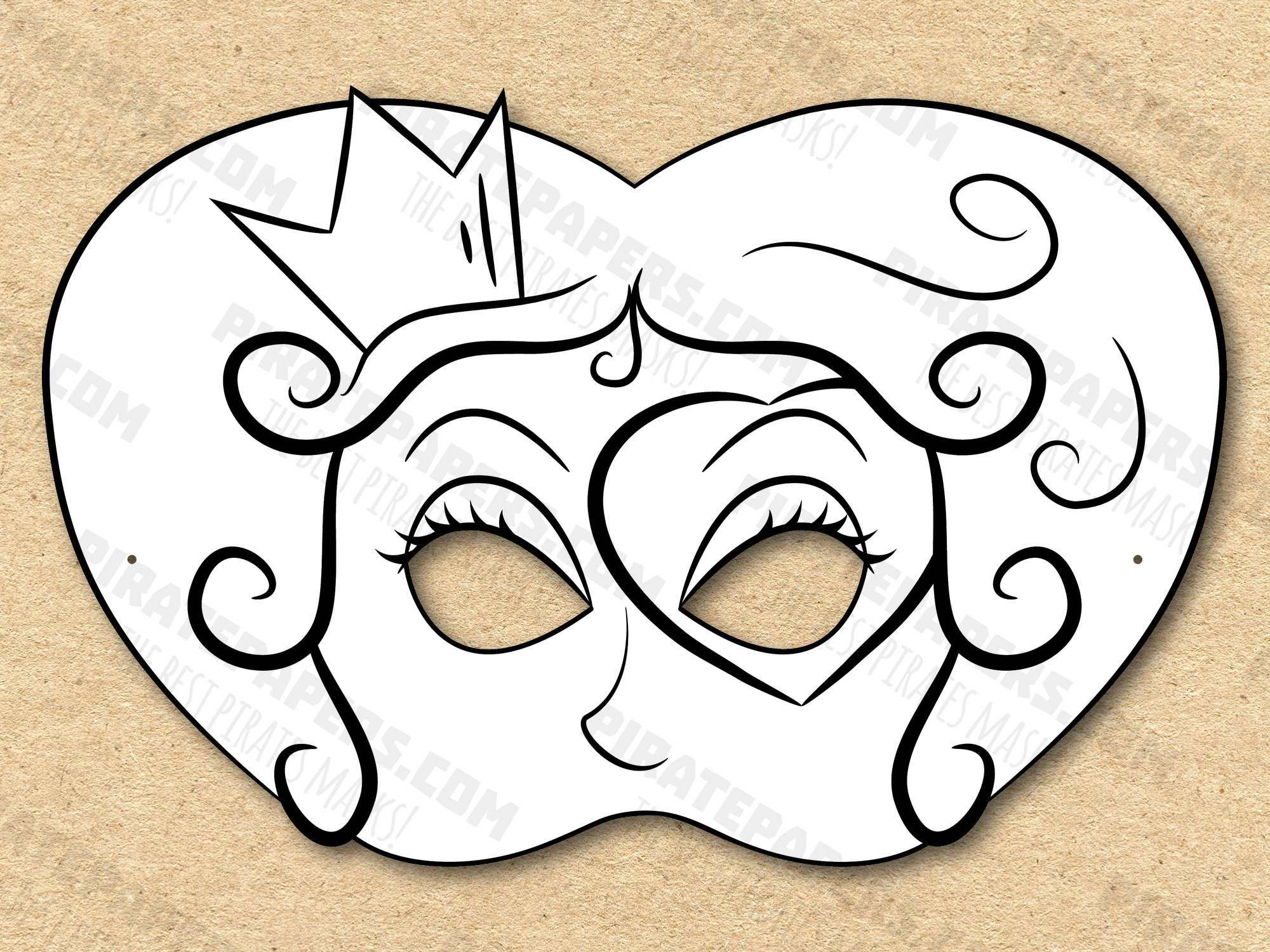 Alice in wonderland masks printable coloring alice white rabbit cheshire cat queen of hearts paper diy kids adults download halloween