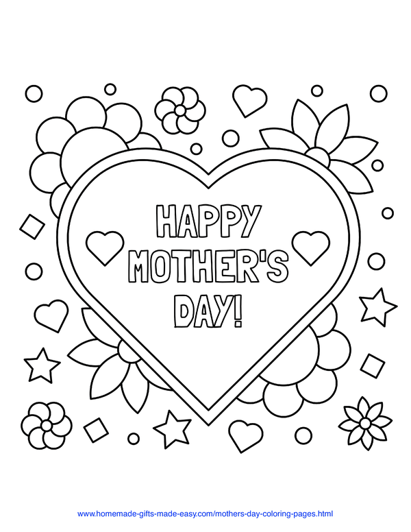 Free printable mothers day coloring pages for kids valentine coloring pages valentines day coloring page heart coloring pages