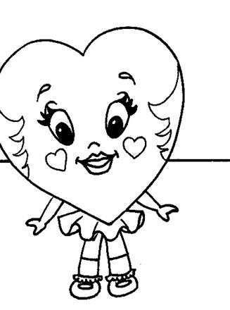 Shapes coloring page