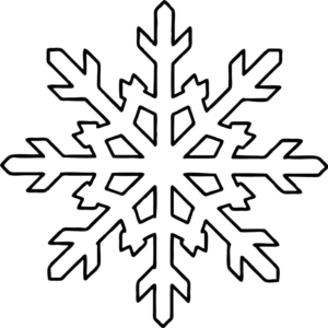 Snowflake coloring pages printable for free download