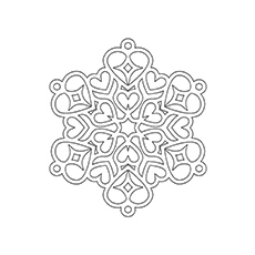 Top snowflake coloring pages for your little ones