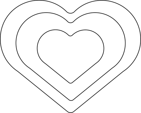 Growing heart emoji coloring page free printable coloring pages