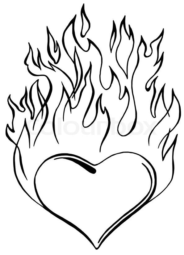 Fire coloring pages printable for free download