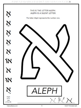 The aleph bet coloring book