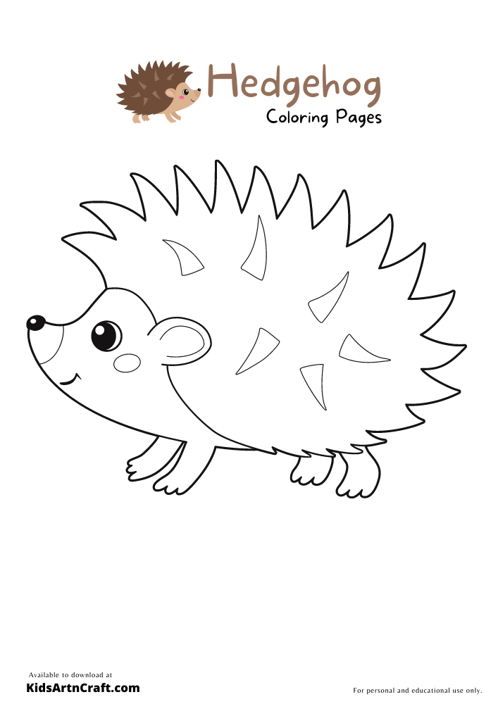 Hedgehog colorg pages for kids â free prtables free prtables kids prtables free kids colorg pages for kids