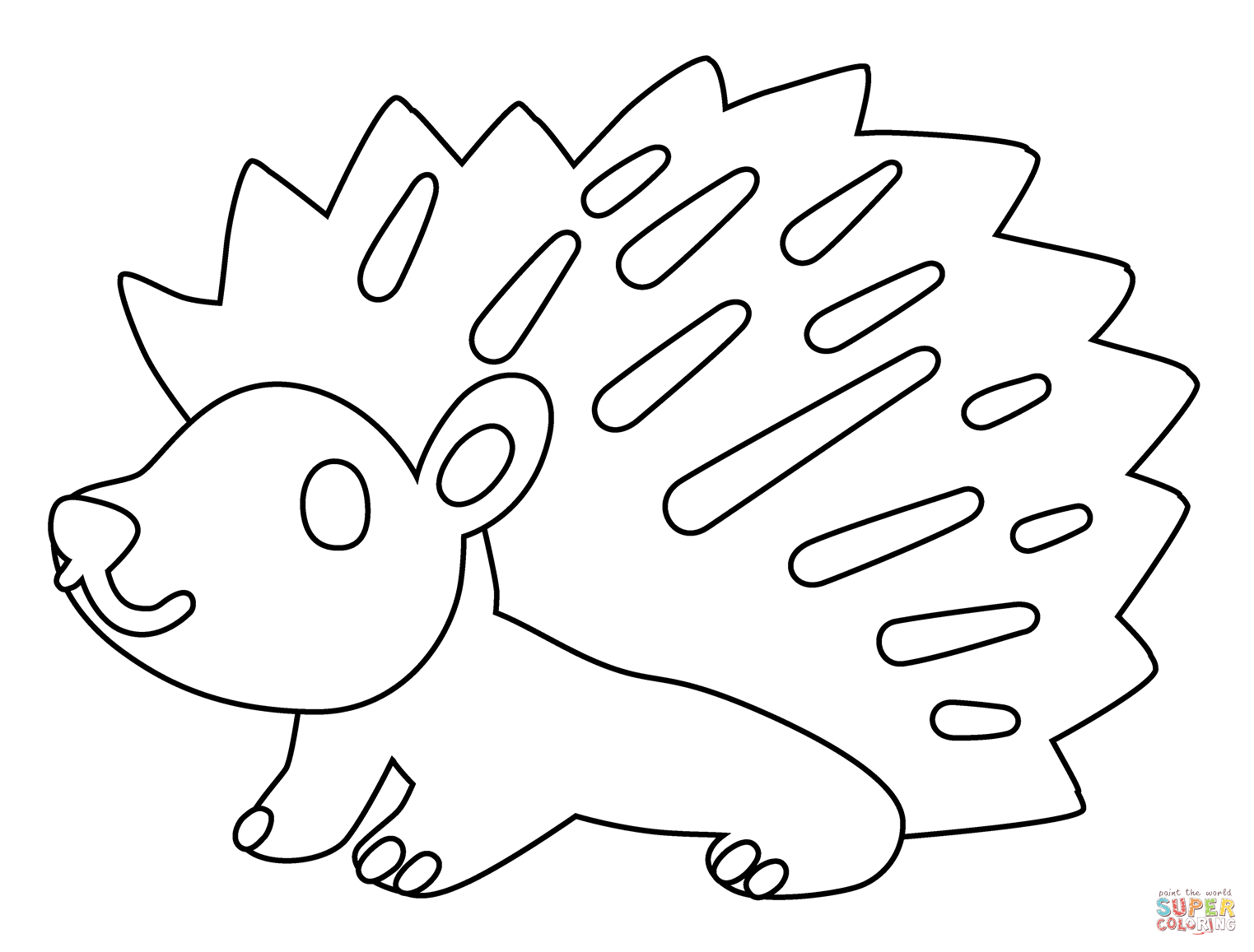 Hedgehog emoji coloring page free printable coloring pages