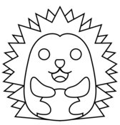 Hedgehog coloring pages free coloring pages