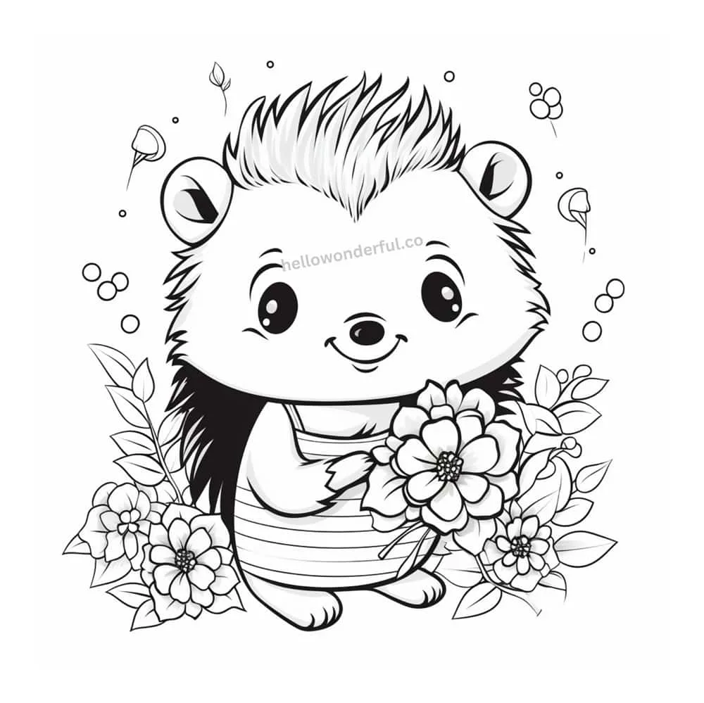 Hedgehog loring pages