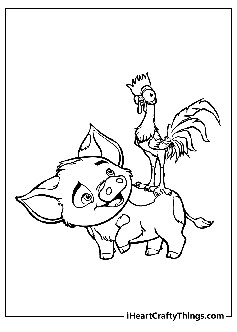 Moana coloring pages free printables