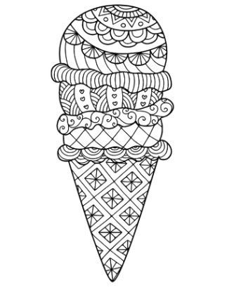 Helado mandala coloring pages art drawings for kids coloring pages for kids mandala coloring pages pattern coloring pages coloring pages nature