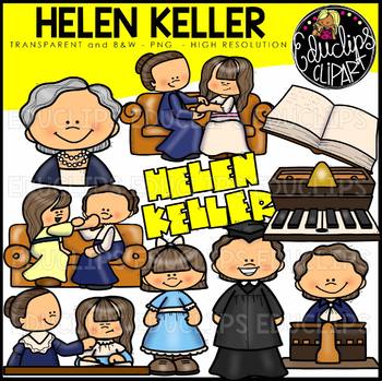 Helen keller clip art set educlips clipart by educlips tpt