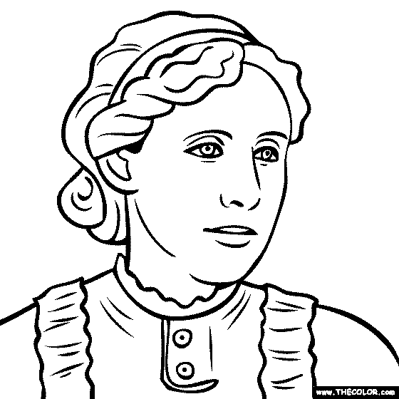 Faous historical figure coloring pages