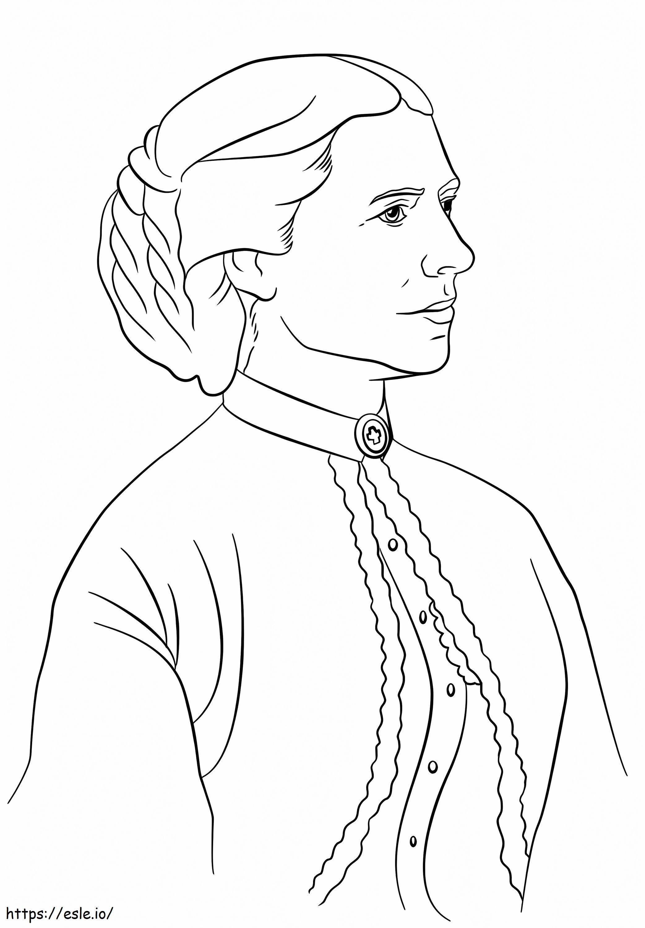 Helen keller coloring page