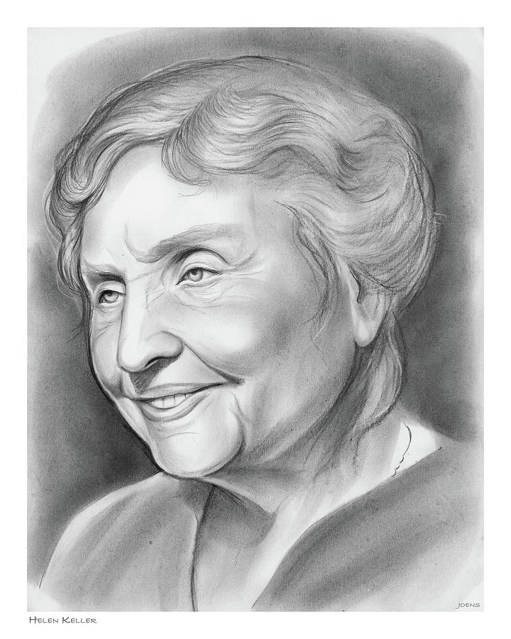 Helen keller drawing by greg joens