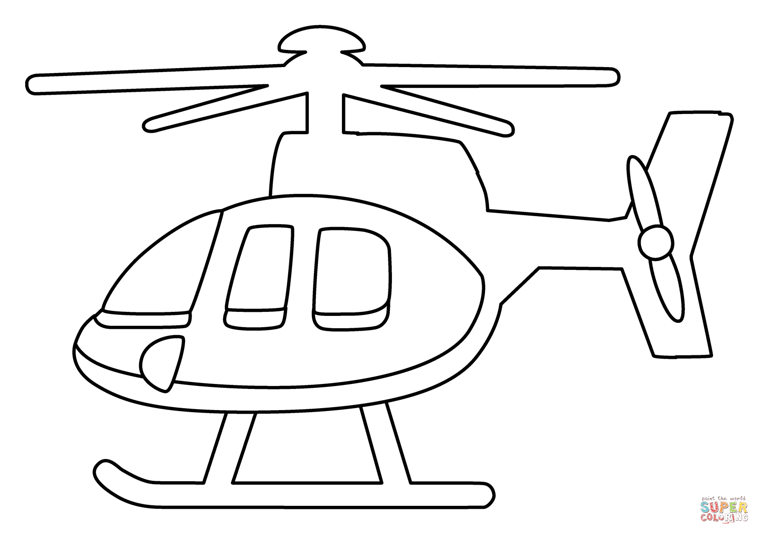 Helicopter emoji coloring page free printable coloring pages
