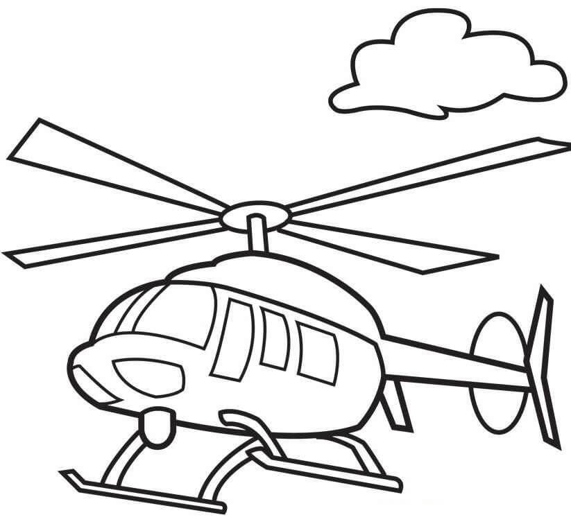 Helicopter coloring pages printable for free download