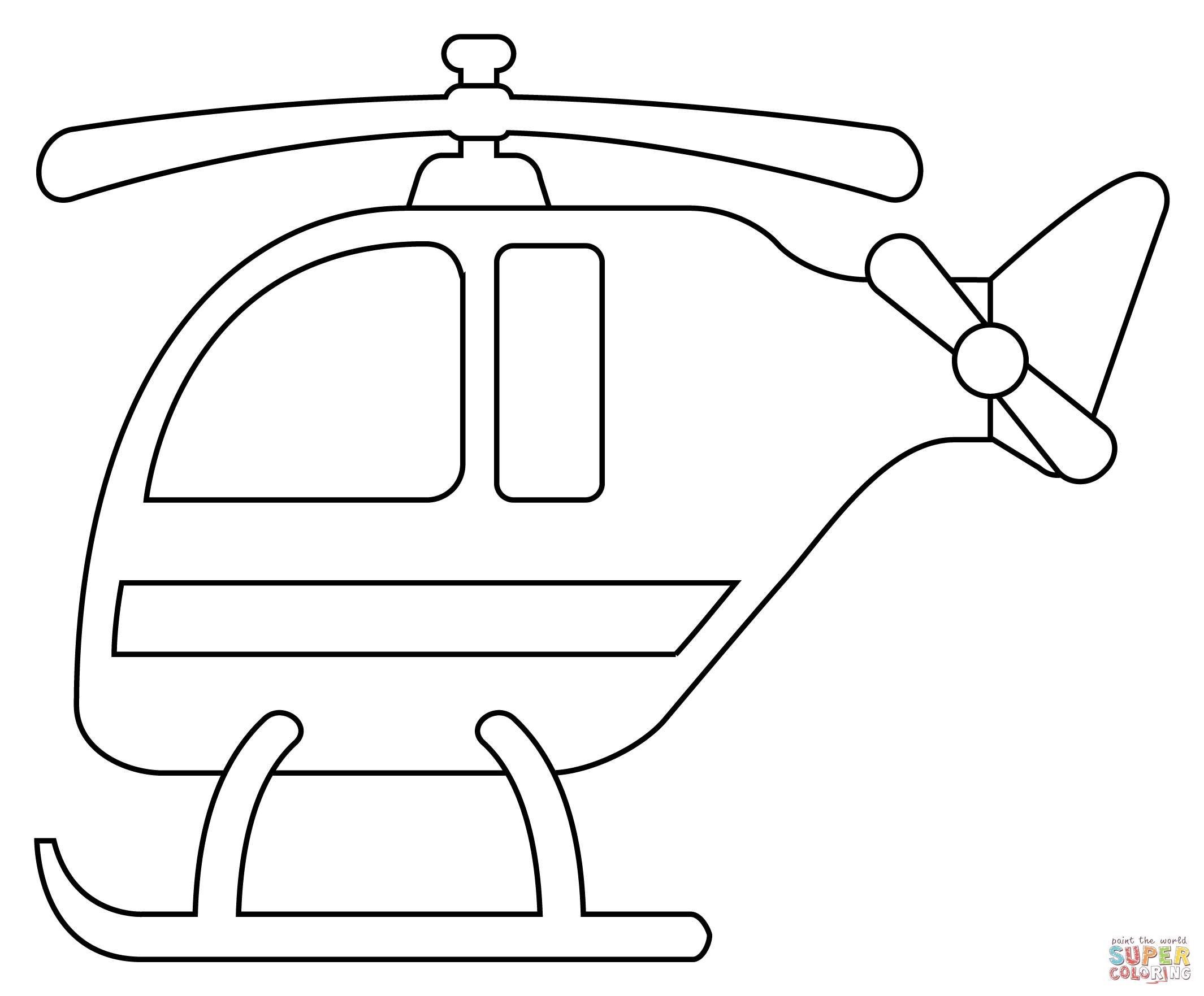 Helicopter coloring page free printable coloring pages