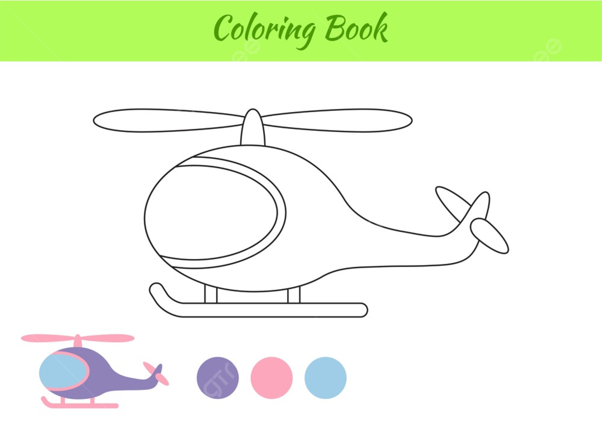 Children book vector png images coloring book helicopter for children book drawing ring drawing helicopter drawing png image for free download