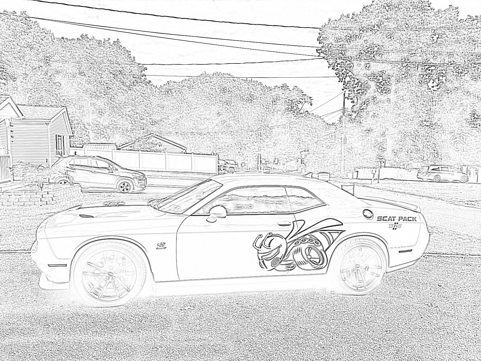 Show me your dodge challenger coloring page dodge challenger forum