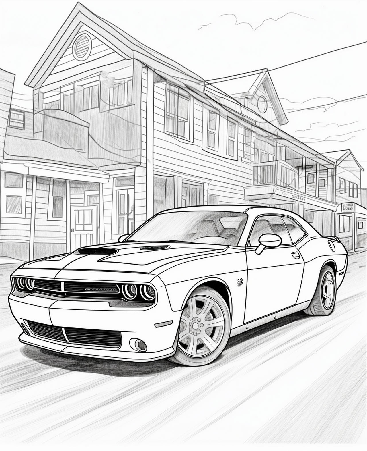 Cars coloring pages in premium quality by coloringbooksart on