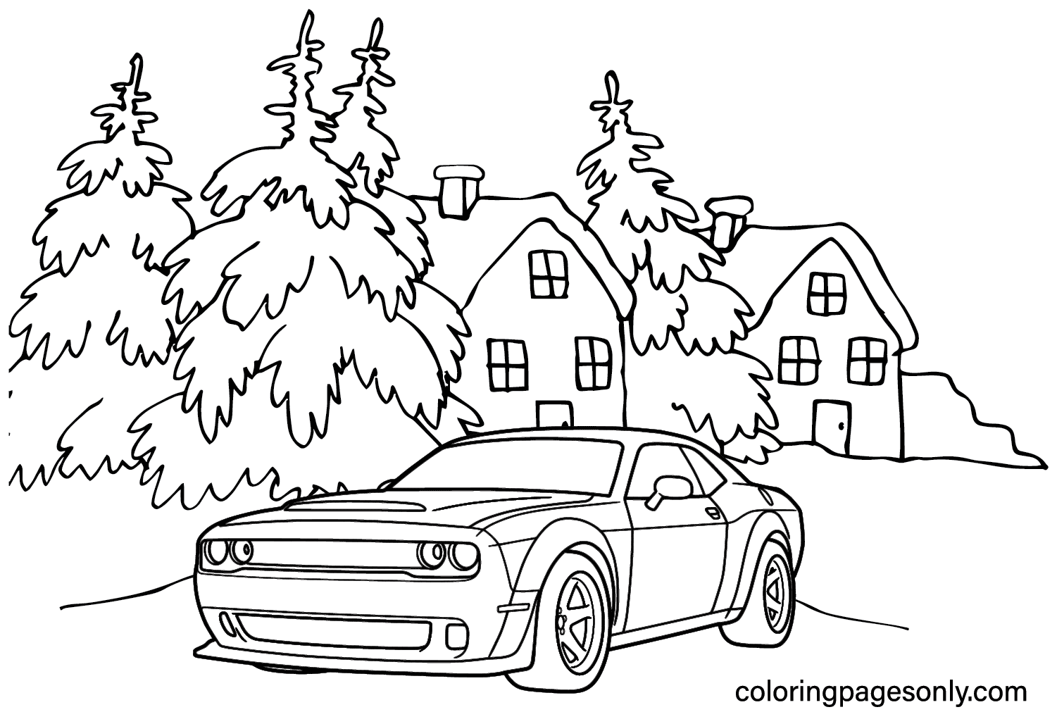 Dodge coloring pages