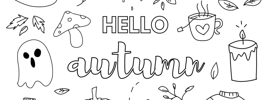 Tag autumn coloring page scyap