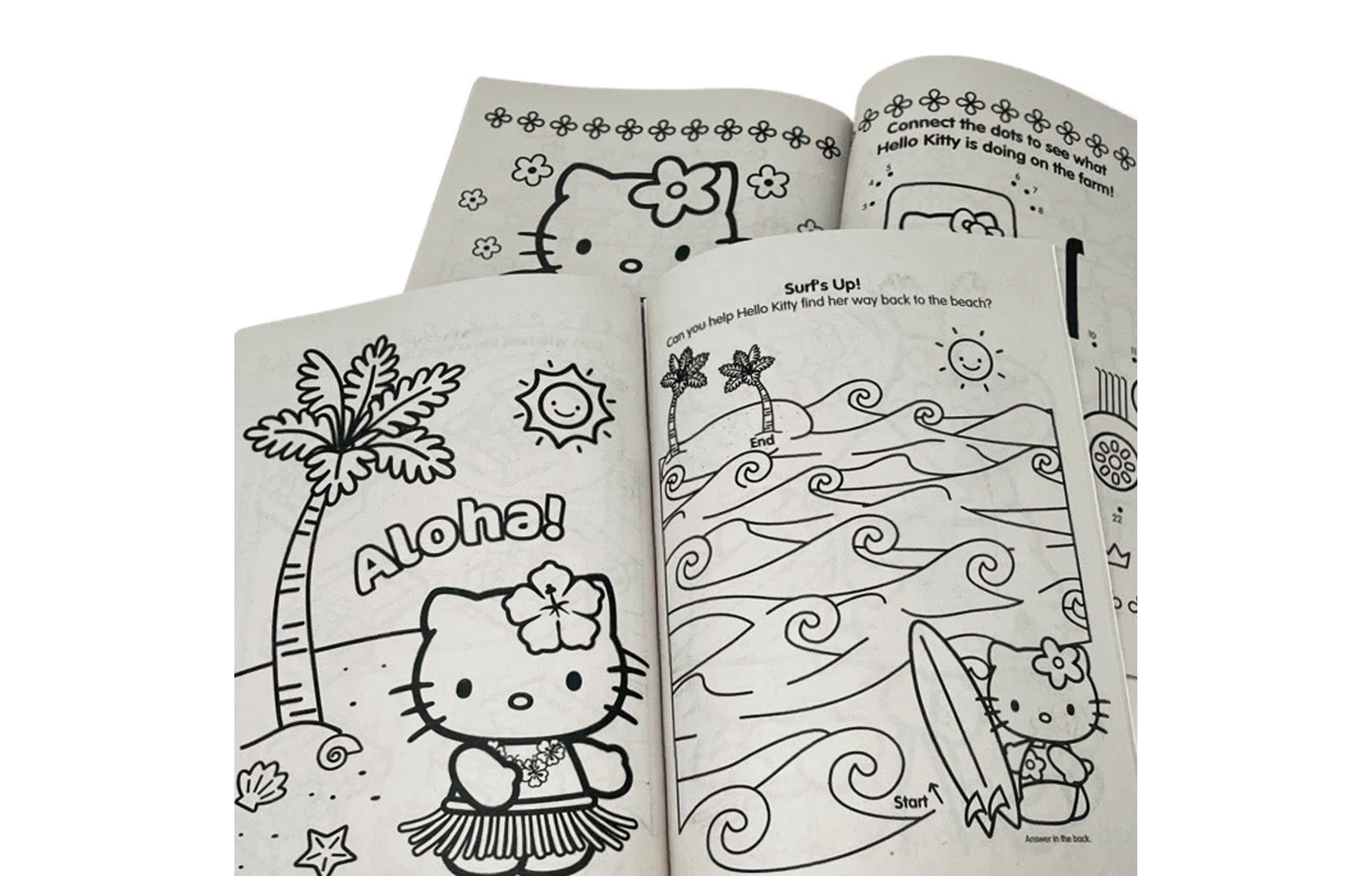 Hello kitty coloring book