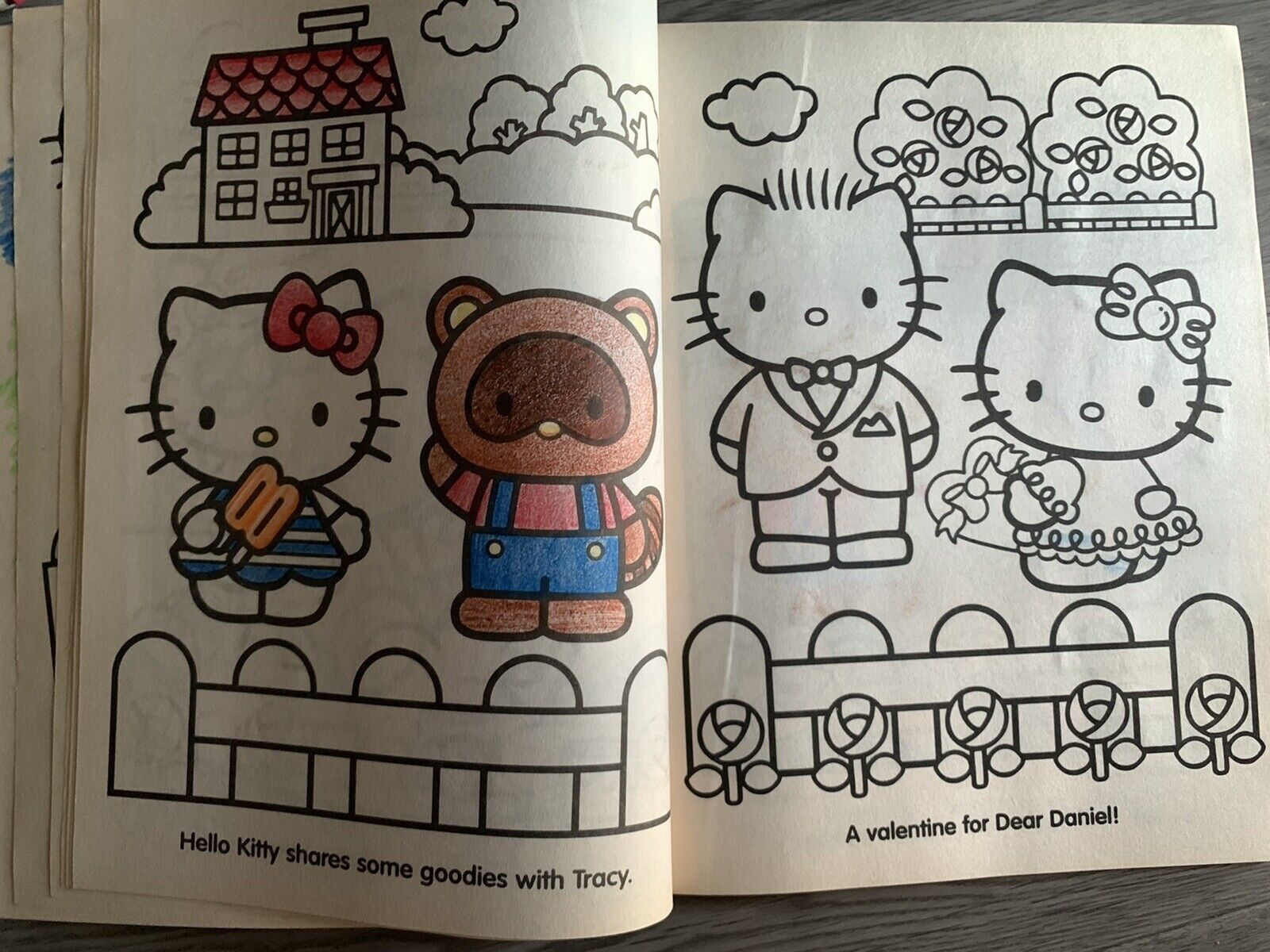 Sanrio hello kitty coloring and acrivity book